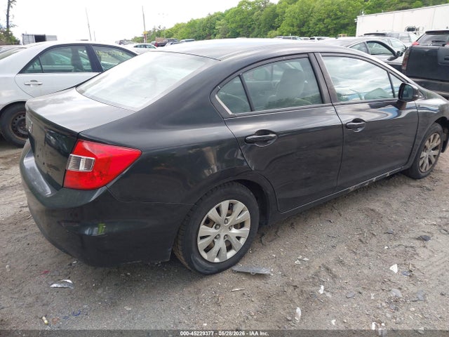 2012 Honda Civic Lx მანქანა იყიდება აუქციონზე, vin: 2HGFB2F59CH555095, აუქციონის ნომერი: 45229377