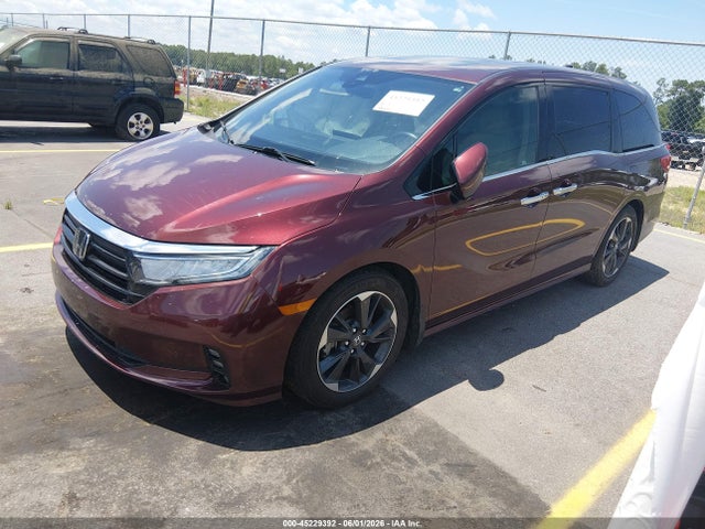 45229392 :رقم المزاد ، 5FNRL6H95MB016304 vin ، 2021 Honda Odyssey Elite مزاد بيع