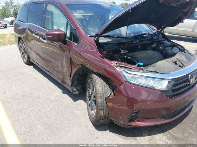 45229392 :رقم المزاد ، 5FNRL6H95MB016304 vin ، 2021 Honda Odyssey Elite مزاد بيع