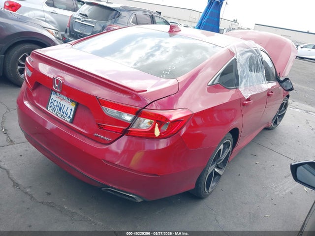 Продажа на аукционе авто 2018 Honda Accord Sport, vin: 1HGCV1F33JA261240, номер лота: 45229396