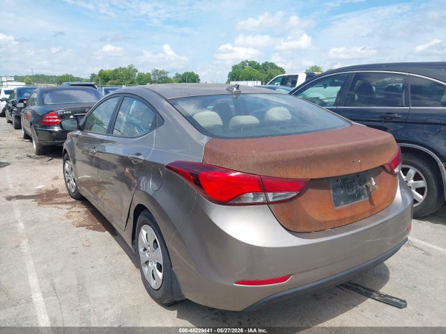 Aukcja sprzedaży 2016 Hyundai Elantra Se, vin: 5NPDH4AE8GH789491, numer aukcji: 45229441