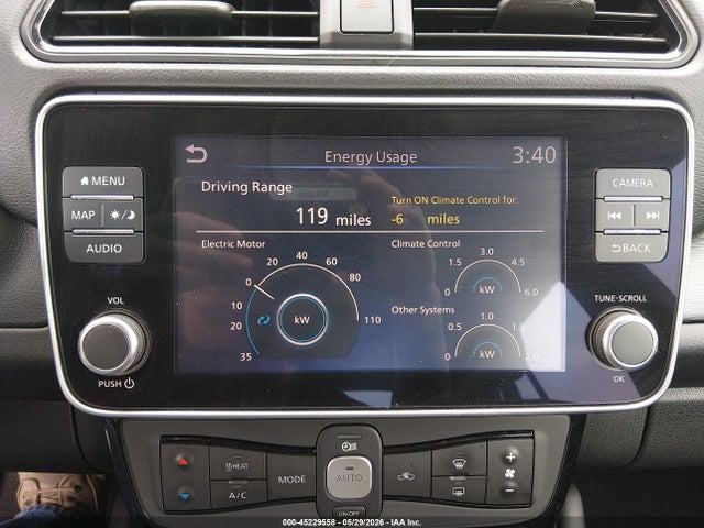 1N4AZ1CV0NC554884 Nissan Leaf Sv 40 Kwh