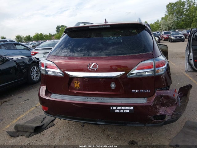 45229625 :رقم المزاد ، 2T2BK1BA8FC327125 vin ، 2015 Lexus Rx 350 مزاد بيع