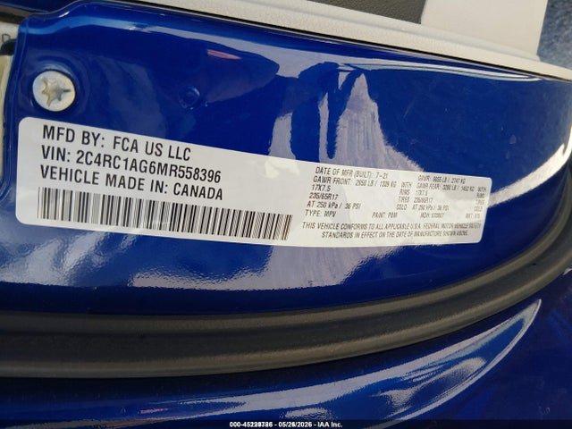 Chrysler Voyager L 2021 2C4RC1AG6MR558396 Image 9