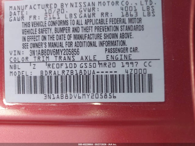 Nissan Sentra Sr Xtronic Cvt 2021 3N1AB8DV6MY205856 Image 9