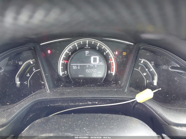 45229991 :رقم المزاد ، 19XFC2F53GE079651 vin ، 2016 Honda Civic Lx مزاد بيع