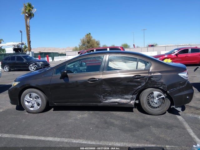 Auction sale of the 2014 Honda Civic Lx, vin: 2HGFB2F5XEH523209, lot number: 45230000