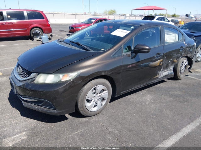 Honda Civic Lx 2014 2HGFB2F5XEH523209 Image 2