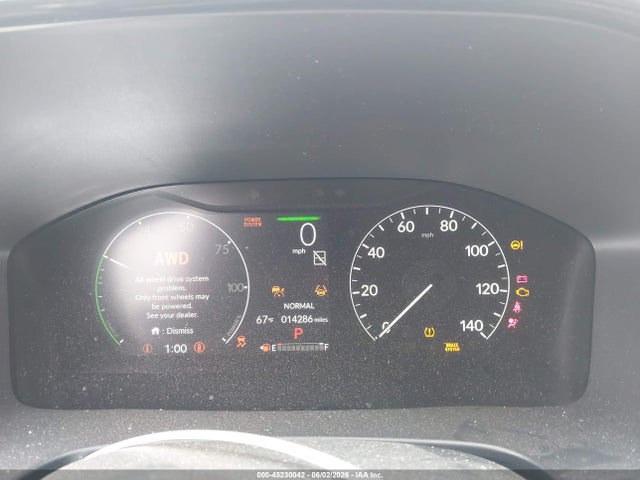 2025 Honda Cr-v Hybrid Sport Touring მანქანა იყიდება აუქციონზე, vin: 2HKRS6H91SH811741, აუქციონის ნომერი: 45230042