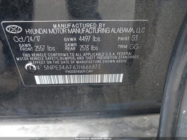 Hyundai SONATA SEL 2018 5NPE34AF6JH666873 Image 9