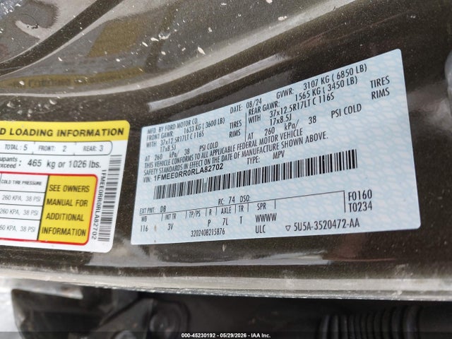 Ford Bronco Raptor 2024 1FMEE0RR0RLA82702 Image 9