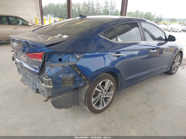 Продаж на аукціоні авто 2017 Hyundai Elantra Limited, vin: 5NPD84LF5HH024570, номер лоту: 45230491