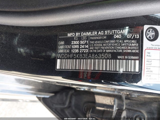 WDDHF5KB3EA863508 Mercedes-Benz E 350