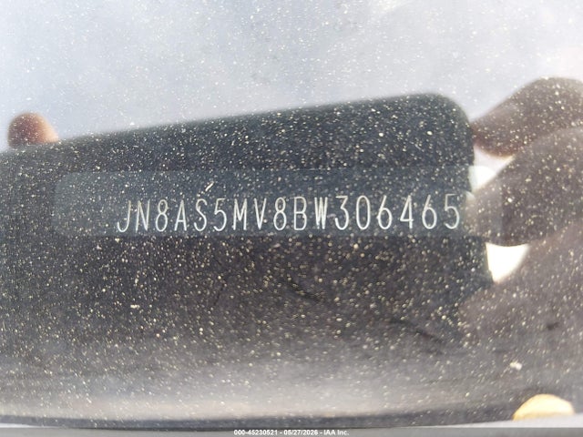 45230521 :رقم المزاد ، JN8AS5MV8BW306465 vin ، 2011 Nissan Rogue Sv مزاد بيع