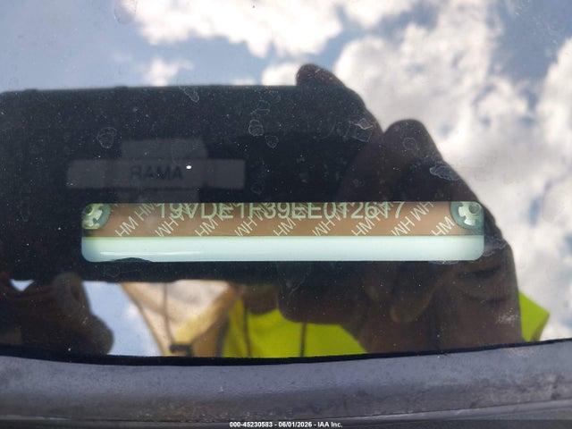 45230583 :رقم المزاد ، 19VDE1F39EE012617 vin ، 2014 Acura Ilx 2.0l مزاد بيع