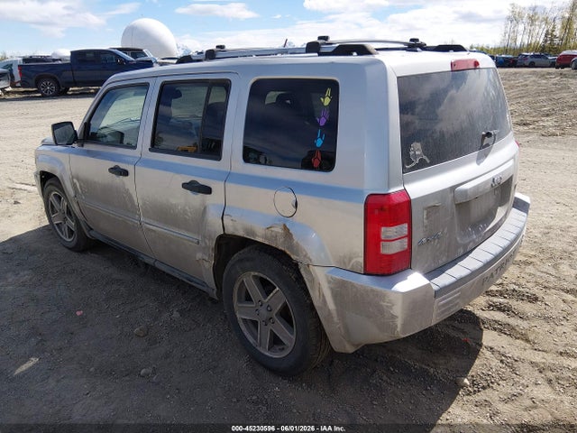 2008 Jeep Patriot Limited მანქანა იყიდება აუქციონზე, vin: 1J8FF48W48D677736, აუქციონის ნომერი: 45230596