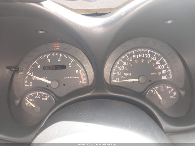 Auction sale of the 2000 Pontiac Grand Am Se2, vin: 1G2NG12E0YM731343, lot number: 45230737