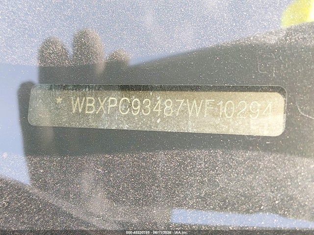 Aukcja sprzedaży 2007 Bmw X3 3.0si, vin: WBXPC93487WF10294, numer aukcji: 45230755