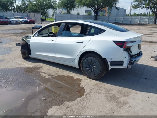 2025 Tesla Model 3 Long Range Rear-wheel Drive/standard Rear-wheel Drive მანქანა იყიდება აუქციონზე, vin: 5YJ3E1EA8SF130179, აუქციონის ნომერი: 45230877