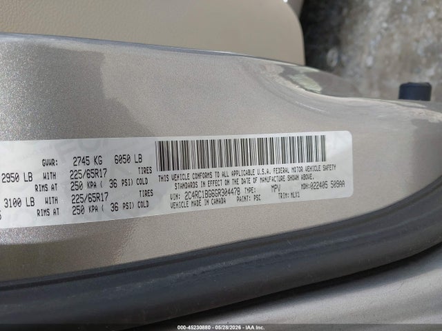 Aukcja sprzedaży 2016 Chrysler Town & Country Touring, vin: 2C4RC1BG6GR304478, numer aukcji: 45230880