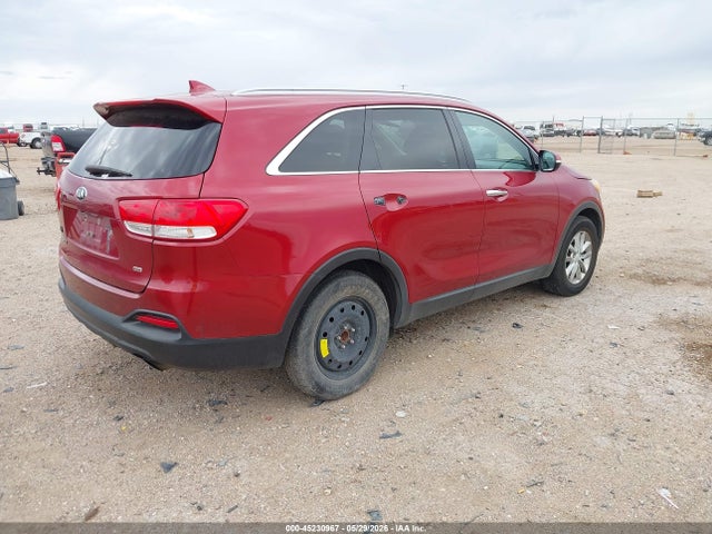 45230967 :رقم المزاد ، 5XYPG4A3XGG054906 vin ، 2016 Kia Sorento 2.4l Lx مزاد بيع