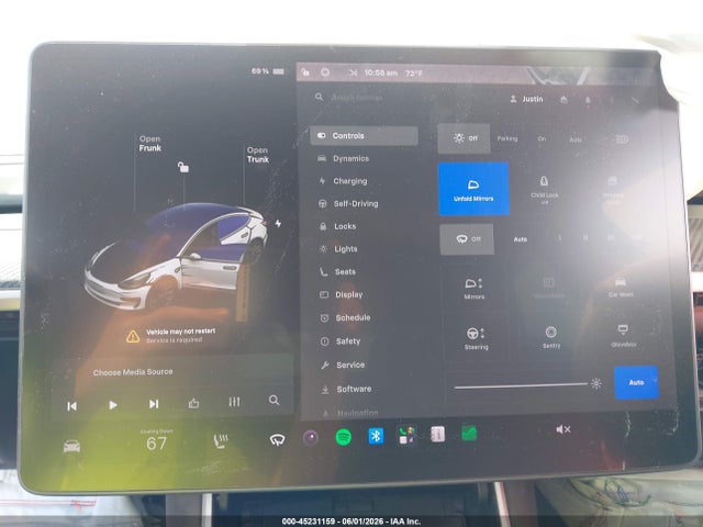 Aukcja sprzedaży 2020 Tesla Model 3 Performance Dual Motor All-wheel Drive, vin: 5YJ3E1EC4LF603207, numer aukcji: 45231159