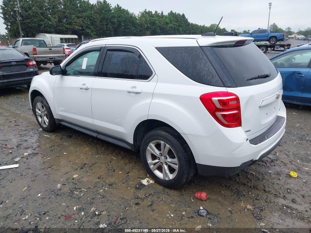 2016 Chevrolet Equinox Ls მანქანა იყიდება აუქციონზე, vin: 2GNFLEEK4G6267045, აუქციონის ნომერი: 45231160