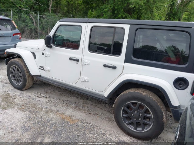 2021 Jeep Wrangler Unlimited 80th Anniversary 4x4 მანქანა იყიდება აუქციონზე, vin: 1C4HJXDNXMW549478, აუქციონის ნომერი: 45231220