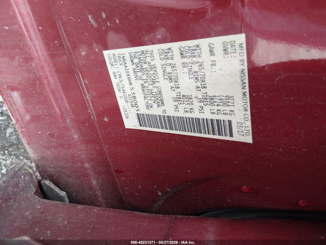 Продаж на аукціоні авто 2017 Nissan Titan Sv, vin: 1N6AA1EK6HN538005, номер лоту: 45231371