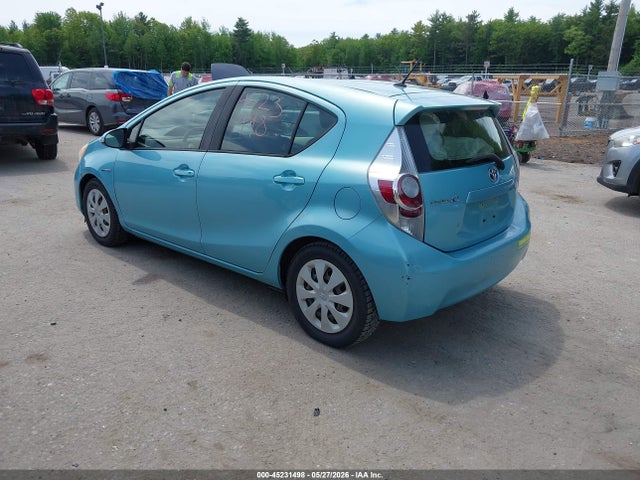 2013 Toyota Prius C Two მანქანა იყიდება აუქციონზე, vin: JTDKDTB31D1051934, აუქციონის ნომერი: 45231498