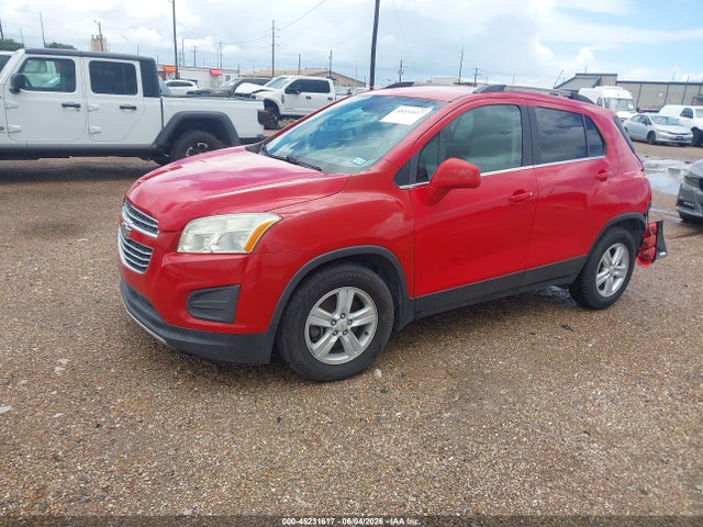 2016 Chevrolet Trax Lt მანქანა იყიდება აუქციონზე, vin: KL7CJLSB6GB755689, აუქციონის ნომერი: 45231617