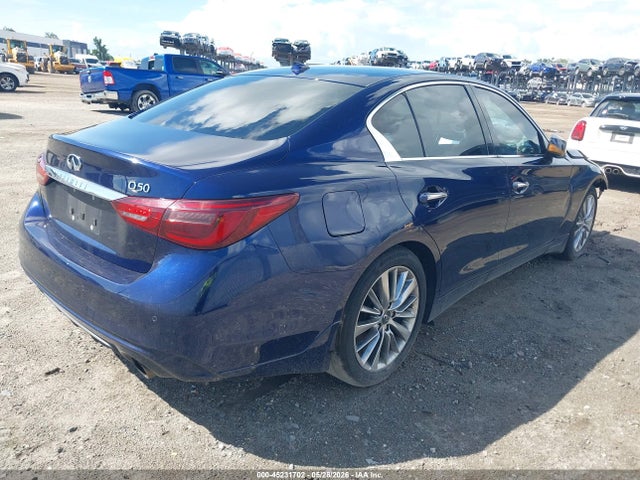 Продажа на аукционе авто 2021 Infiniti Q50 Luxe, vin: JN1EV7BP5MM702052, номер лота: 45231702