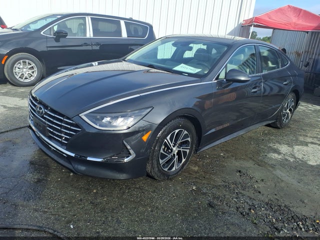 Auction sale of the 2021 Hyundai Sonata Blue, vin: KMHL24JJ5MA030421, lot number: 45231744