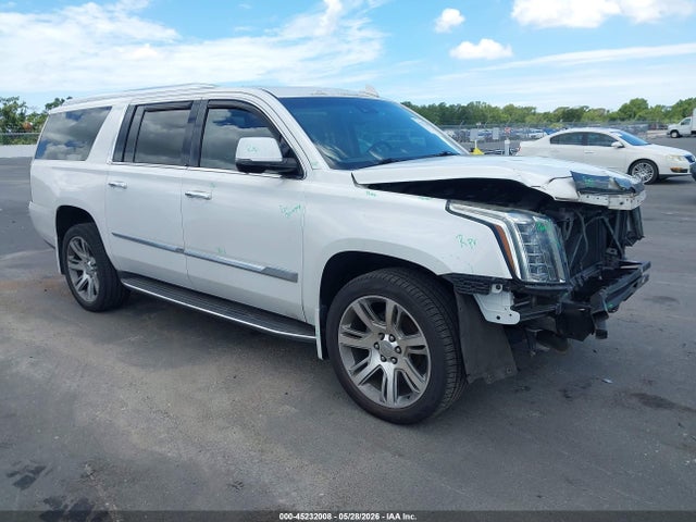 45232008 :رقم المزاد ، 1GYS3HKJ8GR361285 vin ، 2016 Cadillac Escalade Esv Luxury Collection مزاد بيع