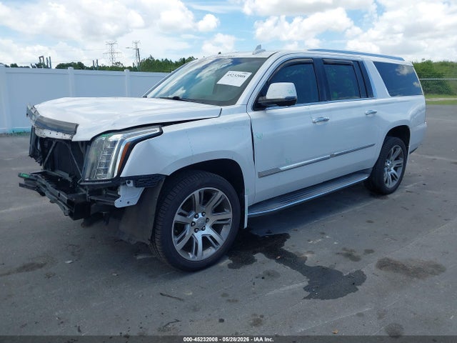 45232008 :رقم المزاد ، 1GYS3HKJ8GR361285 vin ، 2016 Cadillac Escalade Esv Luxury Collection مزاد بيع