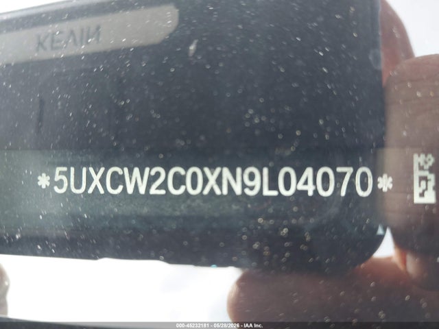 Aukcja sprzedaży 2022 Bmw X7 Xdrive40i, vin: 5UXCW2C0XN9L04070, numer aukcji: 45232181