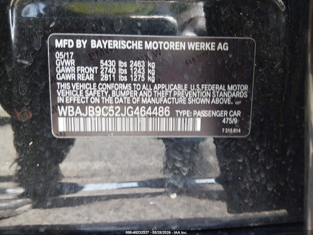 Продажа на аукционе авто 2018 Bmw M550i Xdrive, vin: WBAJB9C52JG464486, номер лота: 45232327