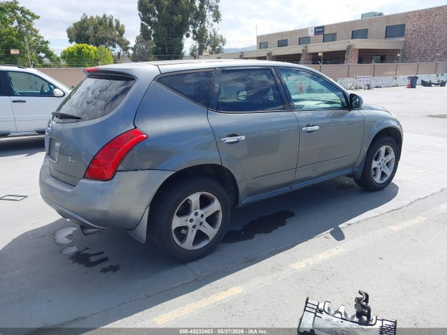 Aukcja sprzedaży 2005 Nissan Murano Sl, vin: JN8AZ08T25W322981, numer aukcji: 45232403