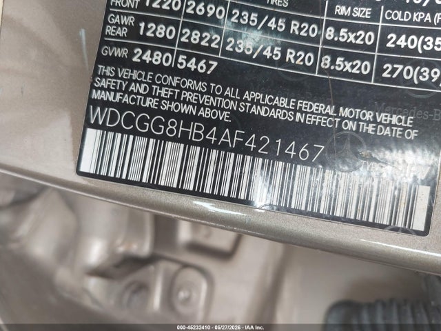 Продажа на аукционе авто 2010 Mercedes-benz Glk 350 4matic, vin: WDCGG8HB4AF421467, номер лота: 45232410