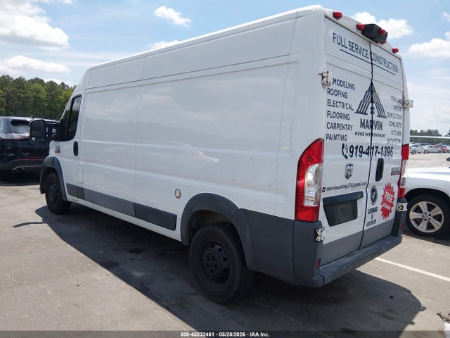 Продажа на аукционе авто 2016 Ram Promaster 2500 High Roof, vin: 3C6TRVDG8GE128129, номер лота: 45232461