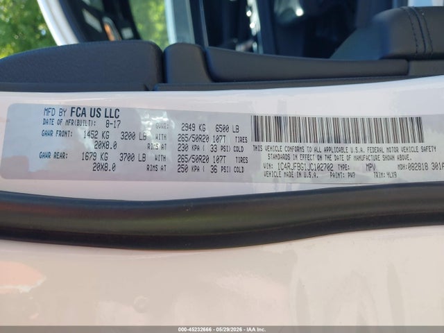 Продажа на аукционе авто 2018 Jeep Grand Cherokee Sterling Edition 4x4, vin: 1C4RJFBG1JC102702, номер лота: 45232666