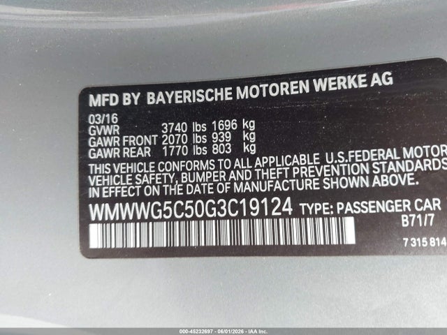 Продаж на аукціоні авто 2016 Mini Convertible Cooper, vin: WMWWG5C50G3C19124, номер лоту: 45232697