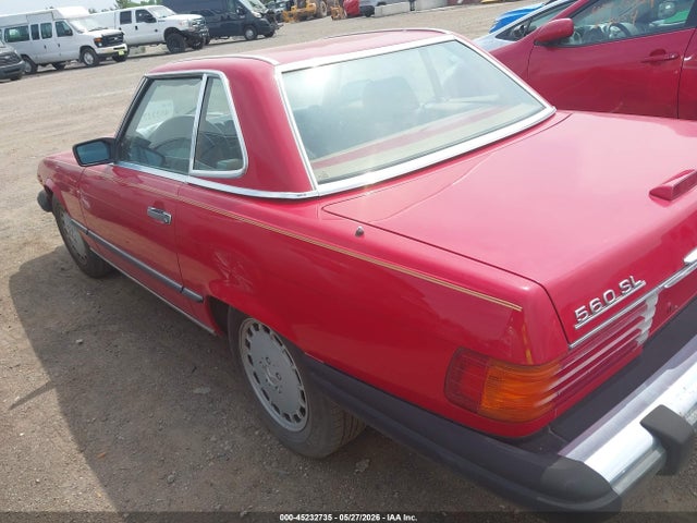 Продаж на аукціоні авто 1989 Mercedes-benz 560 Sl, vin: WDBBA48D4KA099938, номер лоту: 45232735