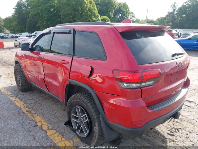 2018 Jeep Grand Cherokee Trailhawk 4x4 მანქანა იყიდება აუქციონზე, vin: 1C4RJFLG5JC257719, აუქციონის ნომერი: 45232828