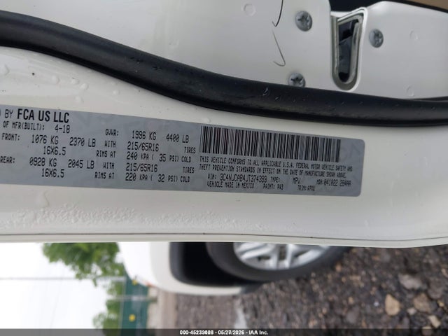 Продажа на аукционе авто 2018 Jeep Compass Sport Fwd, vin: 3C4NJCAB4JT374393, номер лота: 45233008