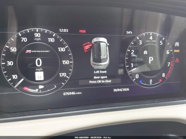 Aukcja sprzedaży 2018 Land Rover Range Rover Velar P380 Se R-dynamic, vin: SALYL2RV9JA730790, numer aukcji: 45233061