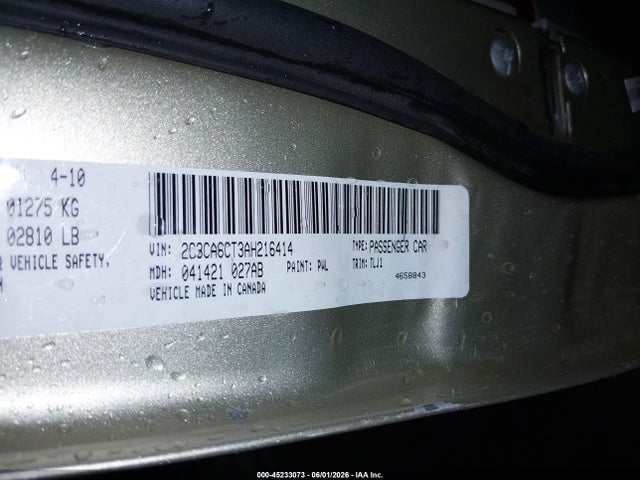 Продаж на аукціоні авто 2010 Chrysler 300c Hemi, vin: 2C3CA6CT3AH216414, номер лоту: 45233073