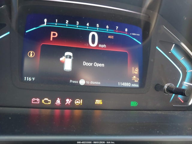 5FNRL6H74JB006647 Honda Odyssey Ex-l