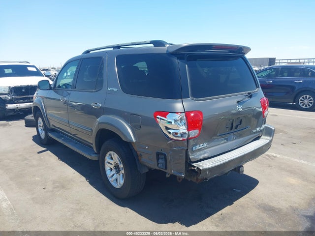 45233328 :رقم المزاد ، 5TDBT48A36S265926 vin ، 2006 Toyota Sequoia Limited V8 مزاد بيع