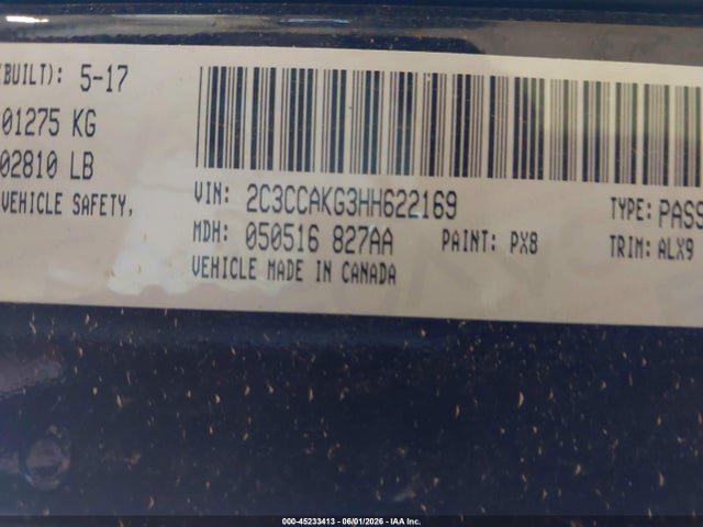 Aukcja sprzedaży 2017 Chrysler 300c Awd, vin: 2C3CCAKG3HH622169, numer aukcji: 45233413